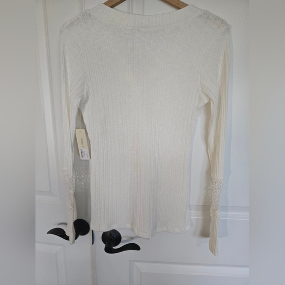NWT Doe & Rae off white vivi top - Picture 6 of 6